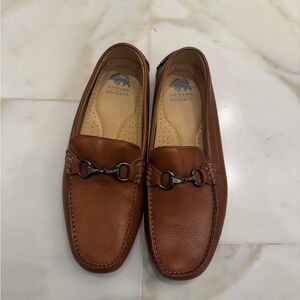Onward Reserve Tan Leather Slip-On Loafers